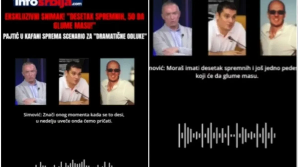 "Desetak spremnih, 50 da glume masu, u kontaktu je sa ljudima iz tog miljea!" Ovako Pajtić u kafani sprema scenario za "dramatične odluke"