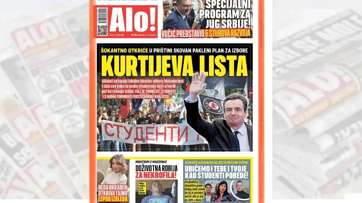 Šokantno otkriće! U Prištini skovan pakleni plan za izbore: Kurtijeva lista!