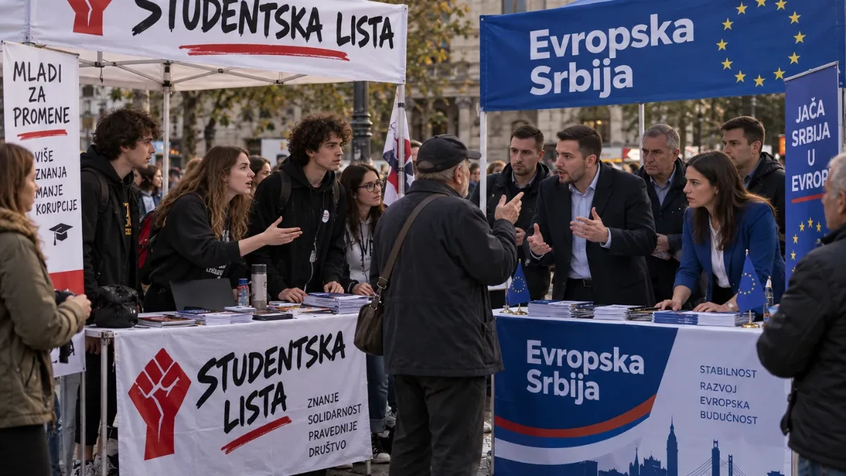 Opozicija protiv blokadera: Haos ne prestaje, sada pršti i na štandovima — Pajtić i Petrović na jednoj, Đilas i Ponoš na drugoj strani