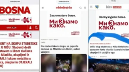 Sarajevo slavi "studentsku" listu! Konačno i u Srbiji: Ratko Mladić zločinac, Srpska genocidna (FOTO)