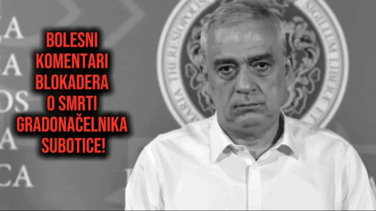 Blokaderi seire nad smrću gradonačelnika Subotice i prizivaju još: Dabogda ga zemlja ispovraćala, neka povuče sledećeg! (VIDEO)