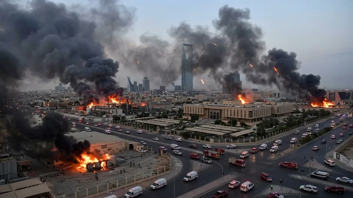 Rijad gori! Huti izveli veliki napad na Saudijsku Arabiju (VIDEO)