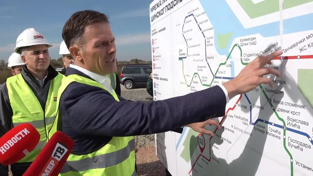 Mali obišao gradilište na Makiškom polju: Odavde "krtica" kreće da kopa tunel za Beogradski metro! (VIDEO)