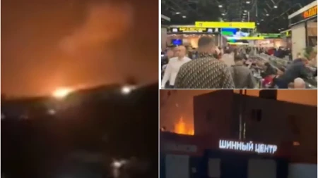 Dronovi zasuli Moskvu, aerodromi blokirani! Gori naftni terminal, na meti i veliki data-centar (VIDEO)