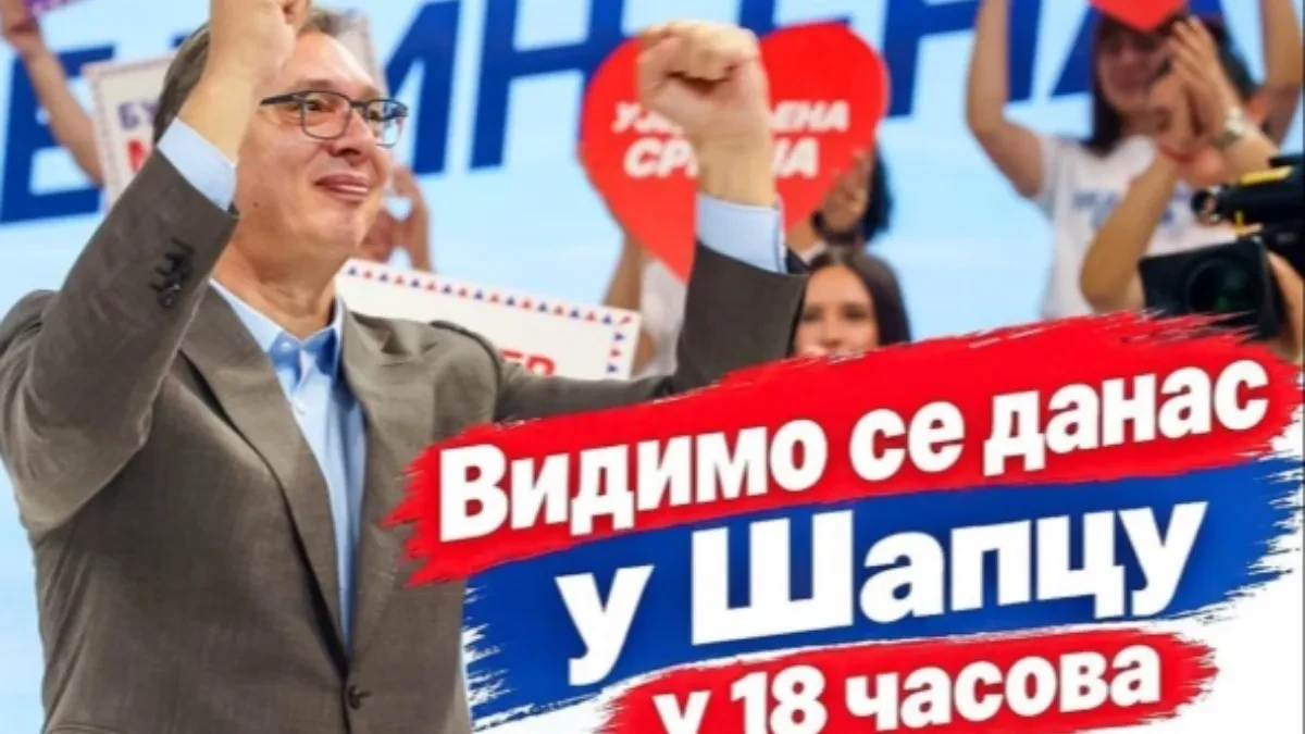 Vidimo se u Šapcu u 18 časova! Vučić najavio: Imamo program za razvoj cele Srbije!