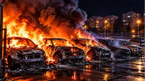 Zapalila četiri auta i zgradu, pa puštena na slobodu: Devojka (26) sve priznala tužiocu, stanari u šoku