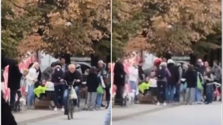 Skandal u Inđiji: Na štandovima Studentske liste umesto studenata maloletna deca?! Građani besni, ovo nije prvi put! (VIDEO)