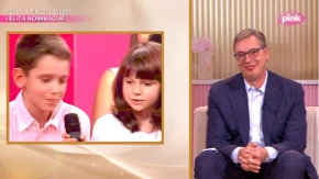 „Tata je lep i pametan!“ Vučiću pustili snimak iz 2008, a odgovori malih Danila i Milice su hit (VIDEO)