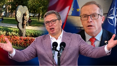 „Dalje ruke, Gintere! Dalje ruke od male Milice!“ Vučić oštro odgovorio Felingeru: „Nećemo dati da taknete njen spomenik!“