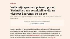 Lažov Boško Jakšić odrađuje hrvatske dnevnice pljujući po Srbiji!