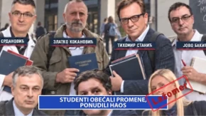 Lažomer: Studenti obećali promene, ponudili haos (VIDEO)