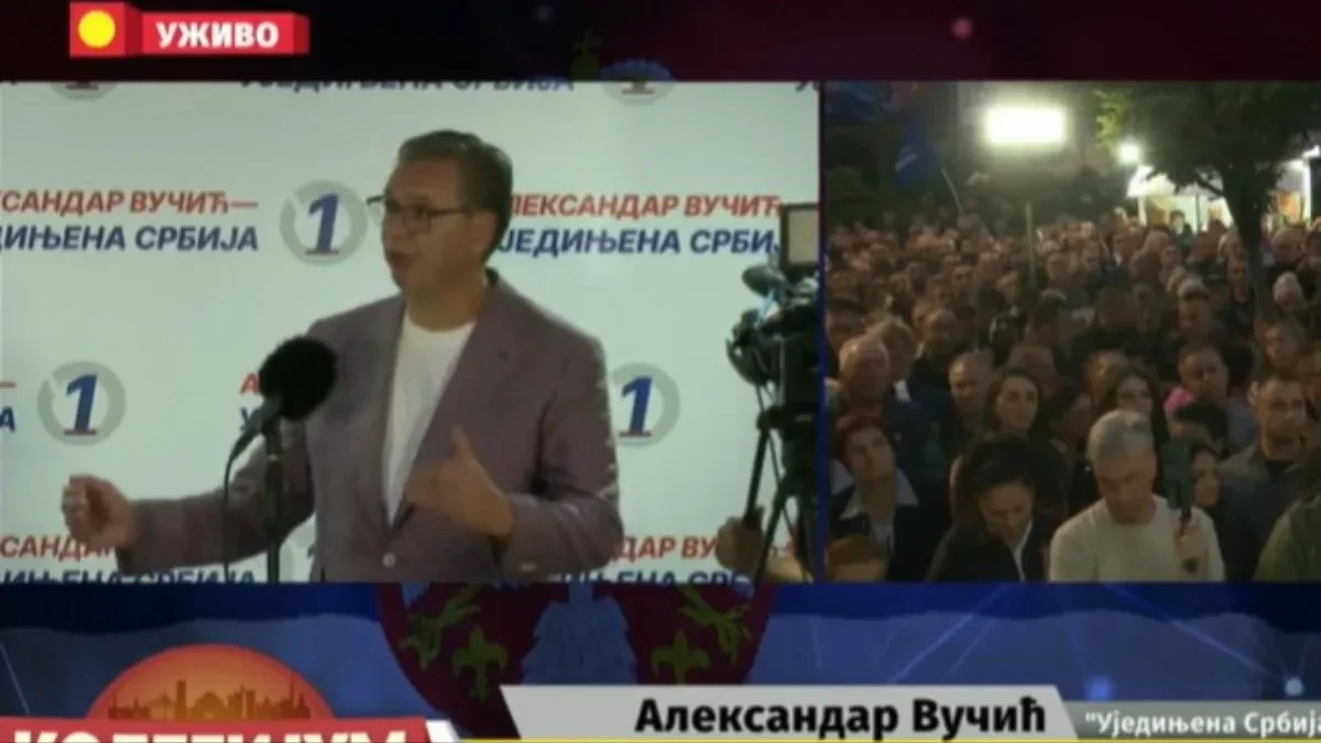 "Skoro dve godine su nam rušili zemlju lažima – hvala vam što ste sačuvali državu!" Vučić građanima u Vranju
