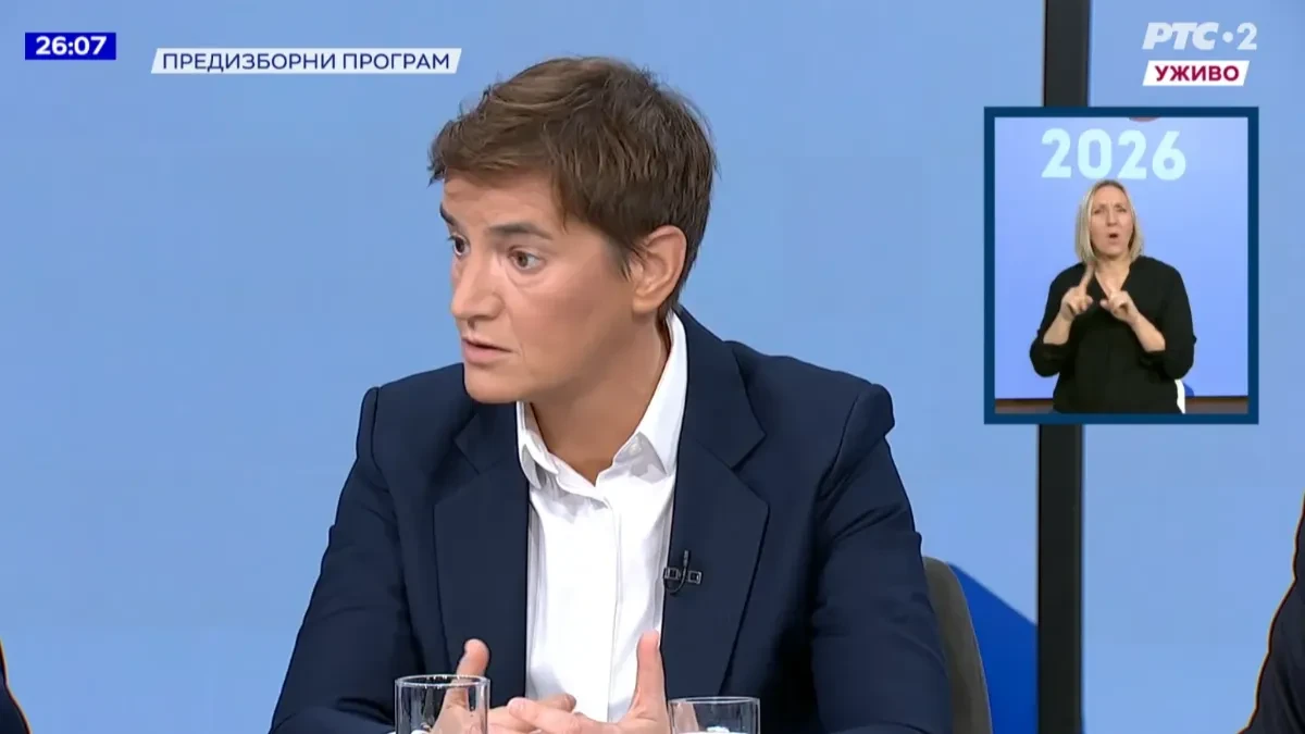 „Krenuli smo od nule, danas smo drugi u Evropi!“ Brnabić na RTS-u iznela podatke o kojima se govori: Srbija šesta u svetu!