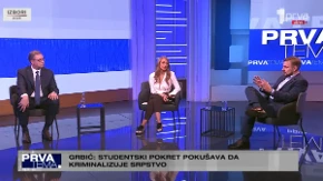 „Kada kažeš da je tvoja politika ljudskost, onaj ko misli drugačije postaje nečovek!“ Filip Grbić na Prvoj upozorio na opasne podele