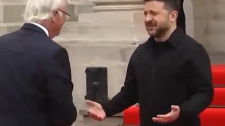 Švedski kralj nije želeo da se rukuje! Mnogi tvrde da je Zelenski potom uradio nešto gnusno (VIDEO)