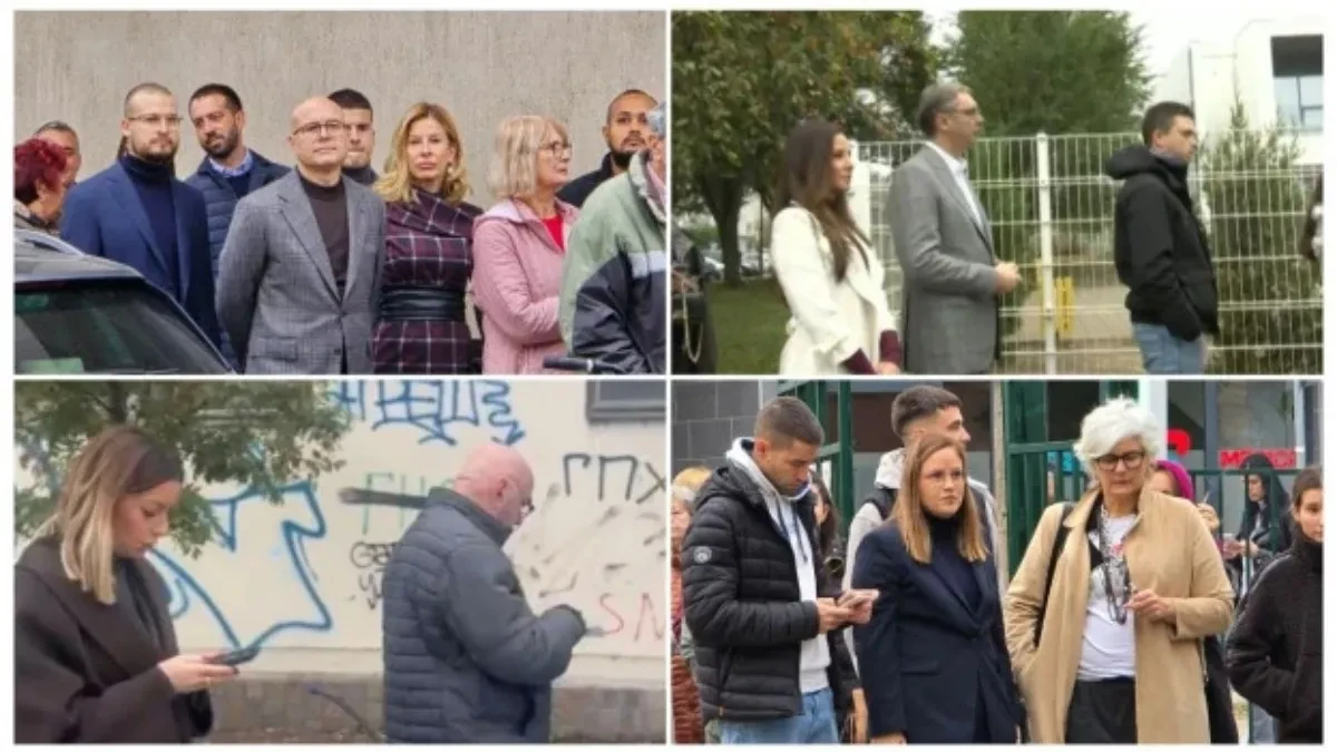Vučević sa porodicom, Mesarovićeva i Maja Gojković strpljivo čekaju da glasaju! Prvi na listi Vučić zajedno sa suprugom, a evo ko je još jutros izašao na biračka mesta