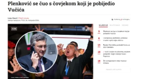Plenković zvao Srdanovića! Čestitke na zajedničkom poduhvatu rušenja Srbije i Vučića!