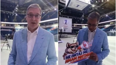 Vučić se obratio pred istorijski skup: Vidimo se večeras u Beogradskoj areni od 18 sati!