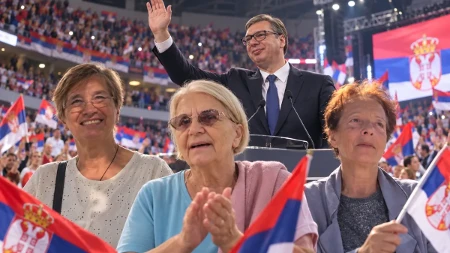Istorijski skup Ujedinjene Srbije danas u Areni: Ogroman broj građana došao da podrži listu Aleksandra Vučića
