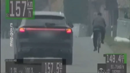 Nadrogiran kroz Smederevo jurio 157, a dozvoljeno 50 km/h! Objavljen snimak nasilničke vožnje (VIDEO)