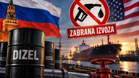 Rusija zavrnula slavine do 2027. godine! Kremlj produžio zabranu izvoza dizela