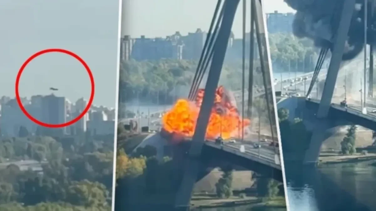 Putin bez milosti: Novi udar na Severni most u Kijevu (VIDEO)