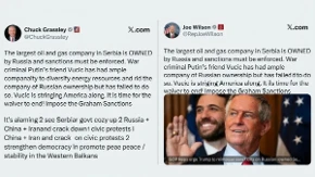 Udar šiptarskih lobista na Srbiju: Besni jer Vučić nije uveo sankcije Rusiji!