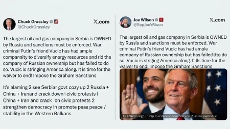 Udar šiptarskih lobista na Srbiju: Besni jer Vučić nije uveo sankcije Rusiji!