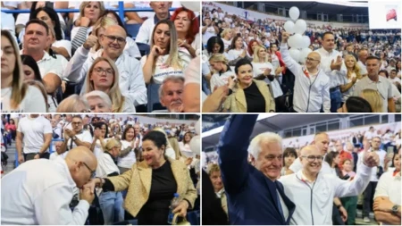 Poruka lidera naprednjaka Miloša Vučevića jasna, a evo kojoj poznatoj glumici je poljubio ruku