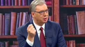 "Ovo je osveta zbog neuvođenja sankcija Rusiji" Vučić: Slogan nije nastao slučajno