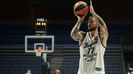 Lovernj preti Realu: Košarkaš Partizana se nada pobedi u Madridu