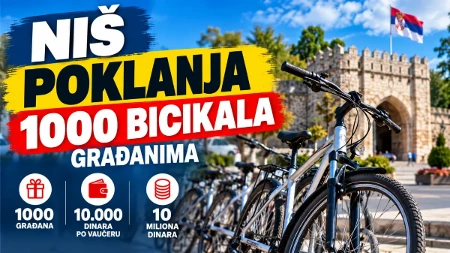 Hiljadu Nišlija moglo bi da dobije po 10.000 dinara za bicikl: Prvo dobavljač, pa konkurs za građane