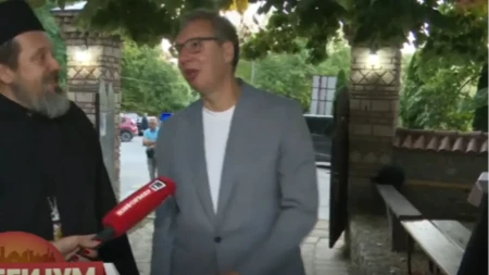 Vučić stigao u manastir Jovanje, pa čuo potresnu priču! Turci za jedan dan pobili 200 monaha, a onda se dogodilo nešto neverovatno