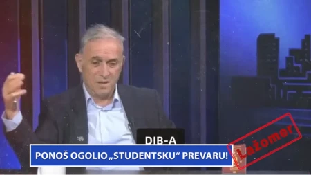 Ponoš ogolio "studentsku" prevaru!