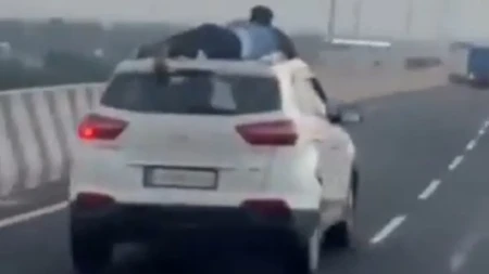 Krijumčari vozili policajca na krovu terenca 40 kilometara! Objavljen neverovatan snimak potere (VIDEO)