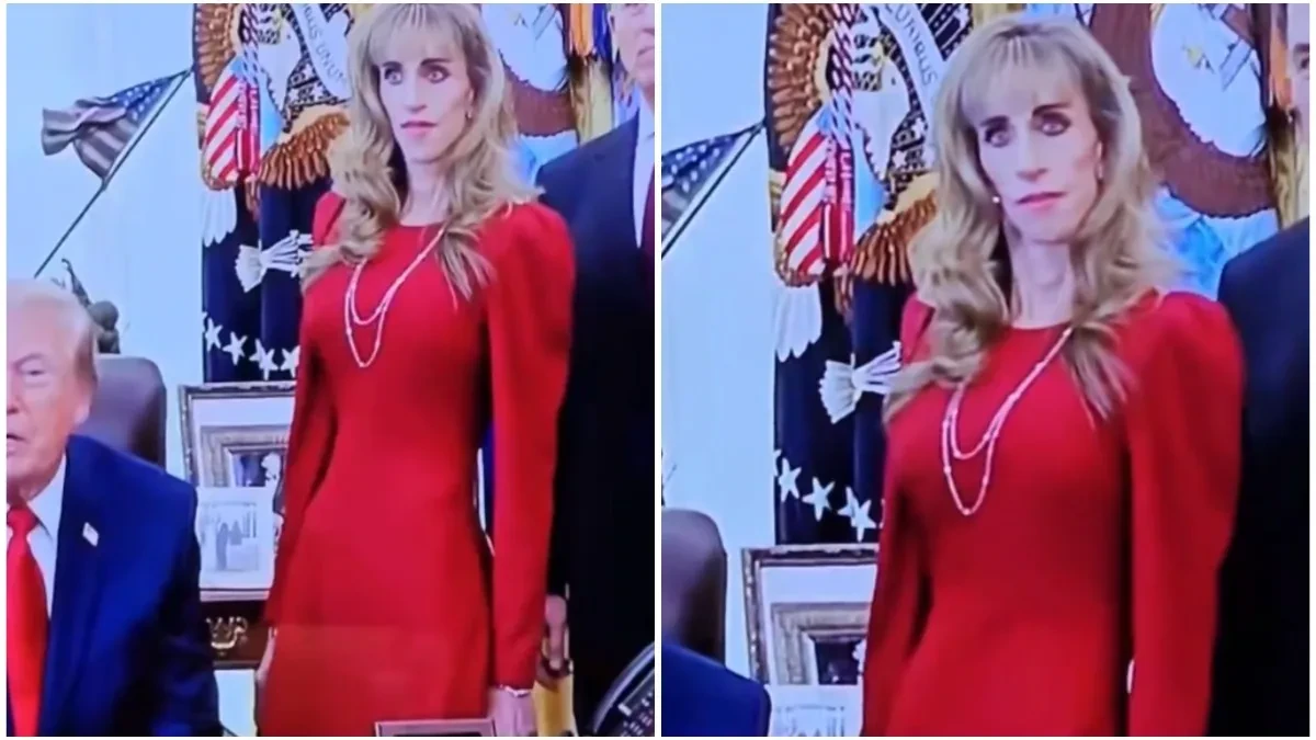 Žena milijardera postala viralna nakon posete Trampu: Kruži snimak, svi komentarišu njen izgled i pokrete (VIDEO)