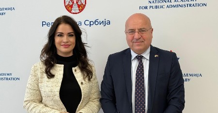 SUMIRANI REZULTATI, DEFINISANI PRIORITETI: Direktorka Nacionalne akademije za javnu upravu sa ambasadorom OEBSA-a u Srbiji