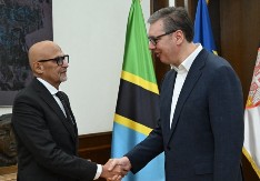 VUČIĆ SA PREDSEDNIKOM PARLAMENTA TANZANIJE "Dobar sastanak o unapređenju dijaloga i jačanju saradnje"