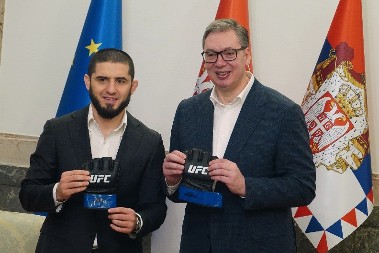 PRIJEM Velika MMA zvezda kod predsednika Vučića (FOTO)