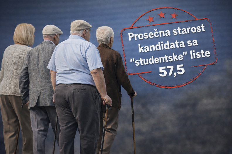 ZABAGOVAO DIGITRON, NI ON NE VERUJE Prosek godina likova sa "studentske" liste skoro pa za STAROSNU PENZIJU (IMENA)