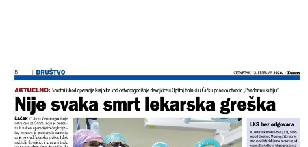 SRAMOTA! "Danas" menja narativ čim su shvatili da je lekar iz Čačka blokader!