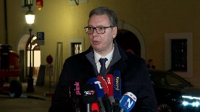 SRBIJA JE SPREMNA DA ODBRANI SVOJU TERITORIJU SNAŽNIJE NEGO IKADA! Vučić se obratio iz Minhena: Postavio sam pitanja vezano za vojni savez Tirane, Prištine i Zagreba (FOTO/VIDEO)