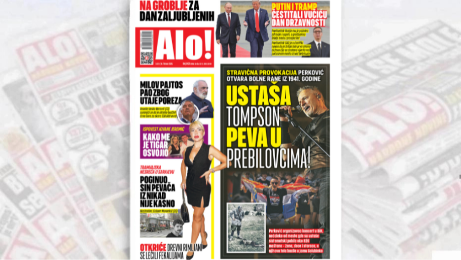 USTAŠA TOMPSON PEVA U PREBILOVCIMA! STRAVIČNA PROVOKACIJA Perković otvara bolne rane iz 1941. godine