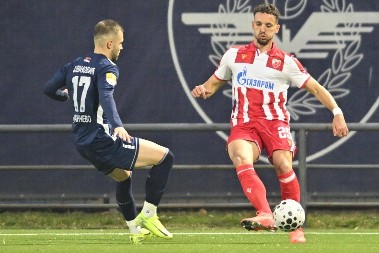 ŽELEZNIČAR - CRVENA ZVEZDA Arnautović za crveno-belu prednost na poluvremenu, 0:1