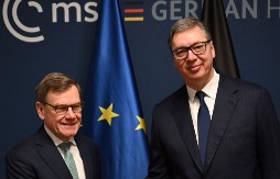 VUČIĆ U MINHENU Predsednik se sastao sa ministrom spoljnih poslova Nemačke Vadefulom