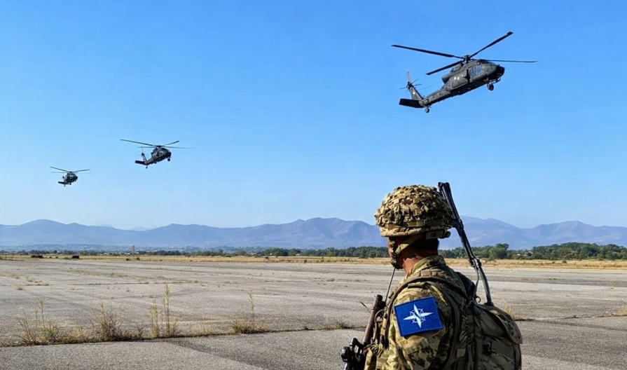 VOJSKA NA KOSOVU PODIGLA HELIKOPTERE Aktivirale se snage KFOR-a - evo šta se desilo (VIDEO)