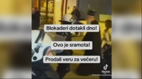 BLOKADERI DOTAKLI DNO, PRODALI VERU ZA VEČERU! Zvižde crkvenim velikodostojnicima (VIDEO)