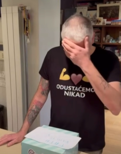 ČEDA LIJE SUZE ZBOG ACE KOSA Nije očekivao da će mu ovo prirediti (FOTO)