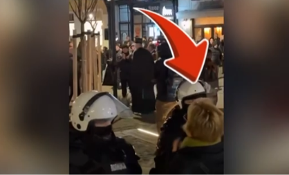 ŠOK DETALJI! OVO JE MNOGIMA PROMAKLO, A NA SNIMKU SE JASNO VIDI: Gledajte ko je barjaktar u napadu na mitropolita! (VIDEO)