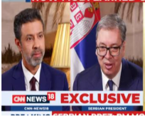 "POKUŠALI SU OBOJENU REVOLUCIJU U SRBIJI, ALI I U INDIJI" Vučić dao ekskluzivni intervju za indijski CNN